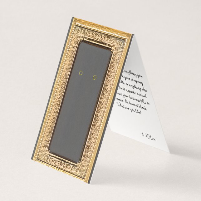 Cartes d'affichage personnalisées pour l'oreille d (Front)