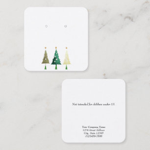 Cartes d'affichage personnalisées pour petits arbr