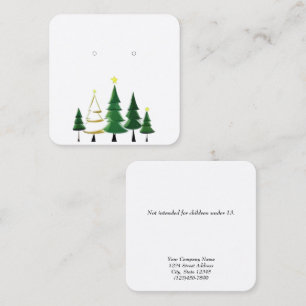 Cartes d'affichage personnalisées pour petits arbr