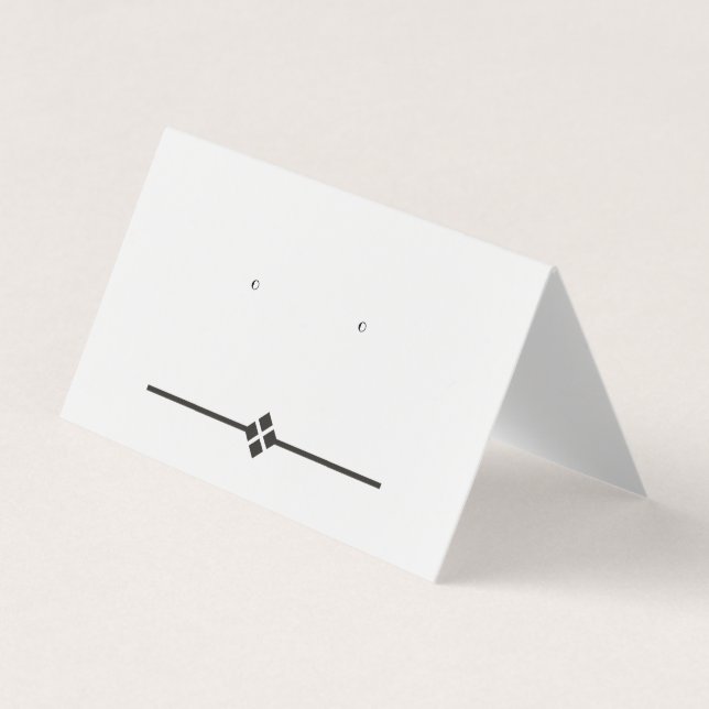 Cartes d'affichage personnalisées Tentfold Diamond (Devant)