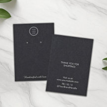 Cartes d'affichage pour bijoux à oreilles personna