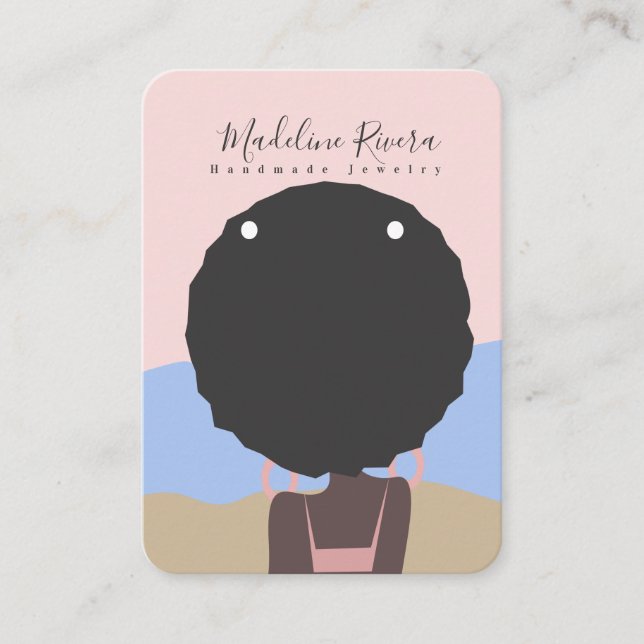 Cartes d'affichage pour femmes artisanales (Devant)