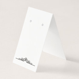 Cartes d'affichage sur mesure Flourish Classy Tent