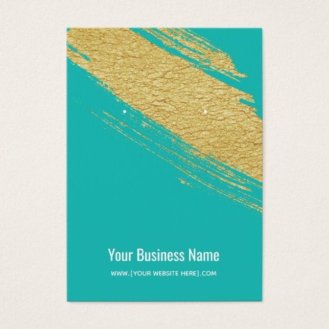 Cartes d'affichage turquoise pour l'obtention de p (Devant)