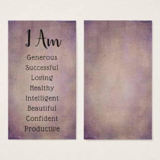 Cartes d'Affirmation : Choisissez vos propres mots