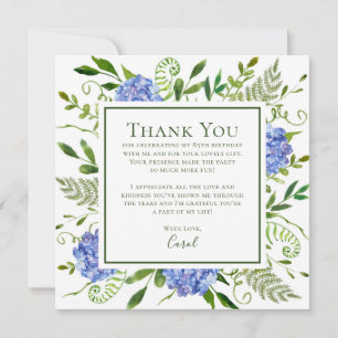 Cartes d'anniversaire 85 ans aux Hortensias Bleus 