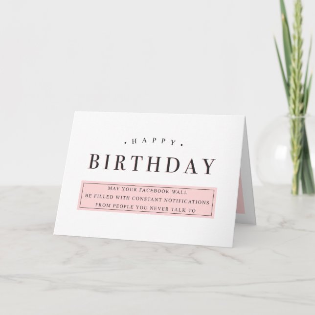 Cartes d'anniversaire amusantes (Devant)