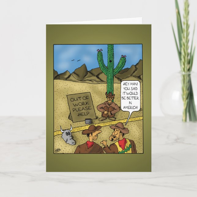 Cartes d'anniversaire amusantes : Fête d'anniversa (Devant)