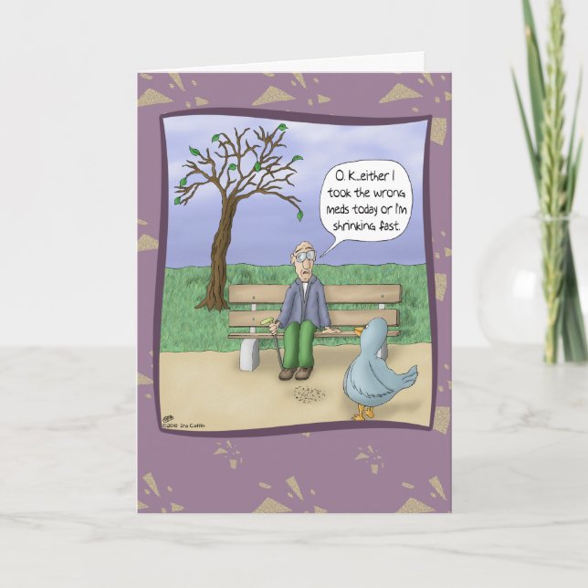 Cartes d'anniversaire amusantes : Journée au parc (Devant)
