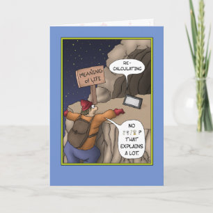 Cartes d'anniversaire amusantes : Leçons de vie
