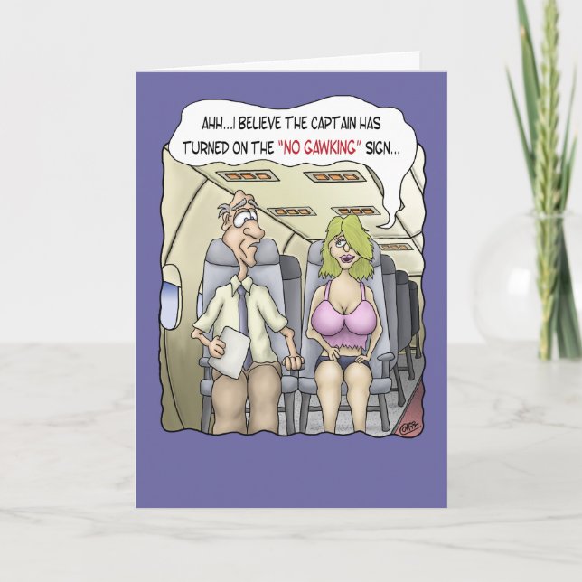 Cartes d'anniversaire amusantes : Pas de jalousie (Devant)