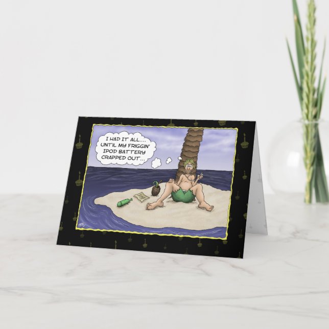 Cartes d'anniversaire amusantes : tout avait (Devant)