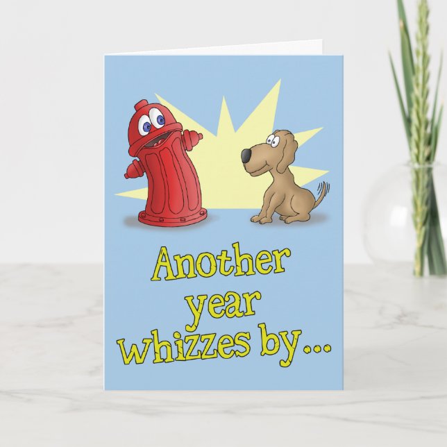 Cartes d'anniversaire amusantes : une autre année (Devant)