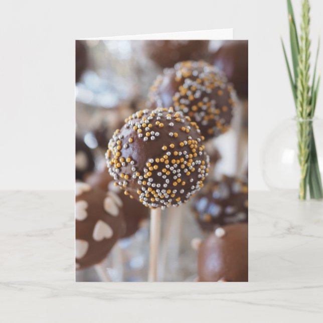 CARTES D'ANNIVERSAIRE CAKE POPS (Devant)