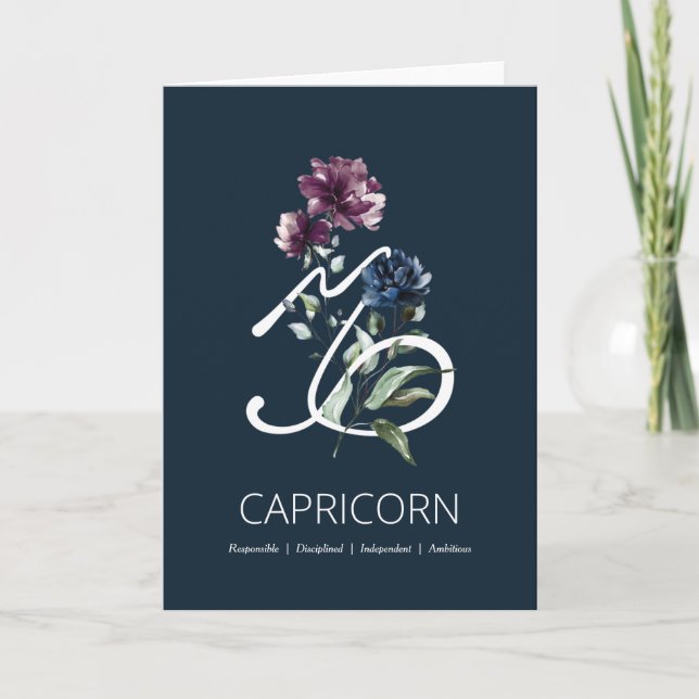 Cartes d'anniversaire Capricorn (Devant)