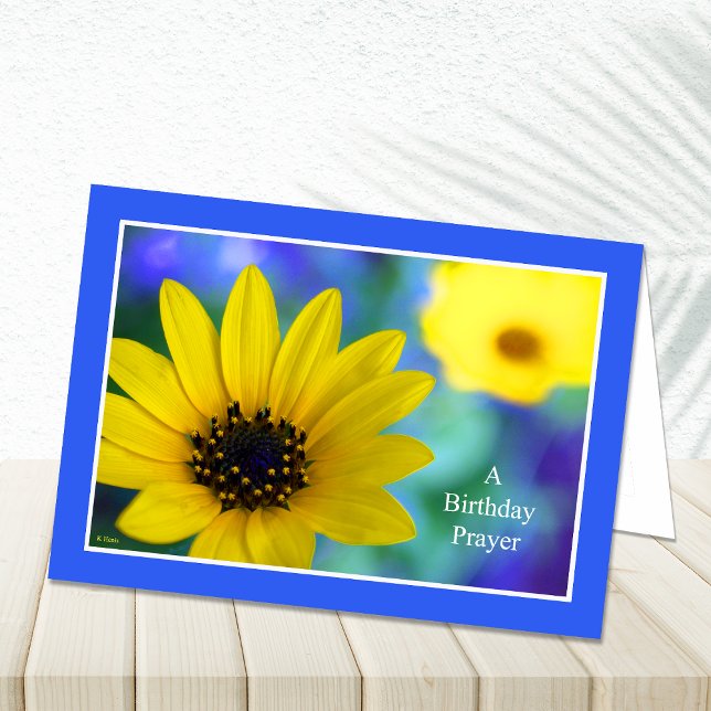 Cartes d'anniversaire chrétiennes — Une prière d'a (Créateur téléchargé)