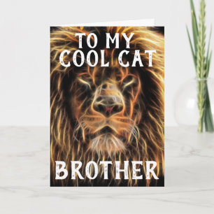 CARTES D'ANNIVERSAIRE cool CAT FRÈRE
