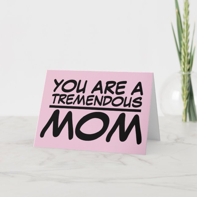 CARTES D'ANNIVERSAIRE DE DONALD TRUMP POUR MAMAN (Devant)