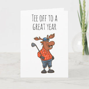 cartes d'anniversaire de golf