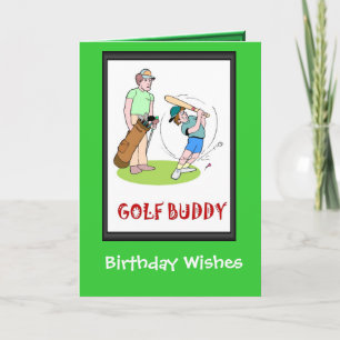 Cartes d'anniversaire de golf, Ami de golf