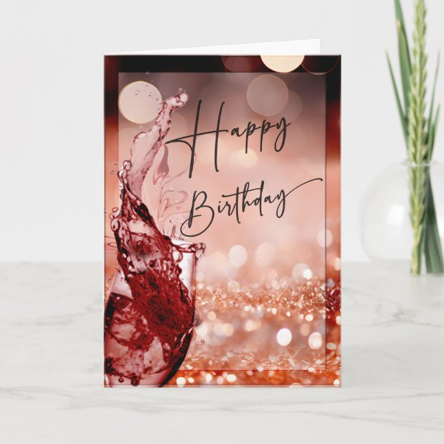 Cartes d'anniversaire de la femme américaine (Devant)