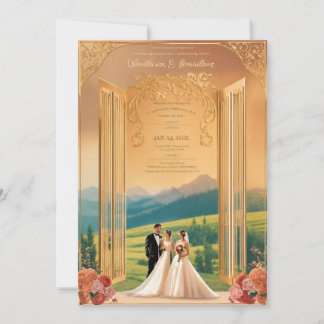 Cartes d'anniversaire de mariage 5x7 tendances