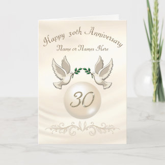 Cartes d'anniversaire de mariage personnalisées po