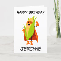 Cartes d'anniversaire de super-héros pour enfants