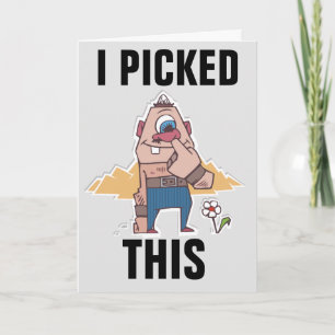 CARTES D'ANNIVERSAIRE FUNNY DE NEZ PICKER
