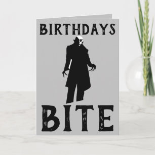 CARTES D'ANNIVERSAIRE GOTHIQUE TWISTED VAMPIRE