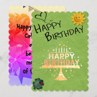 Cartes d'anniversaire / heureux anniversaire