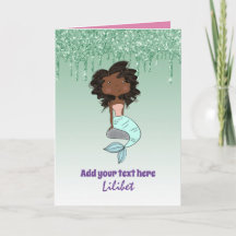 Cartes d'anniversaire Melanin Princess pour tous l