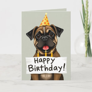 cartes d'anniversaire pour chien amusant