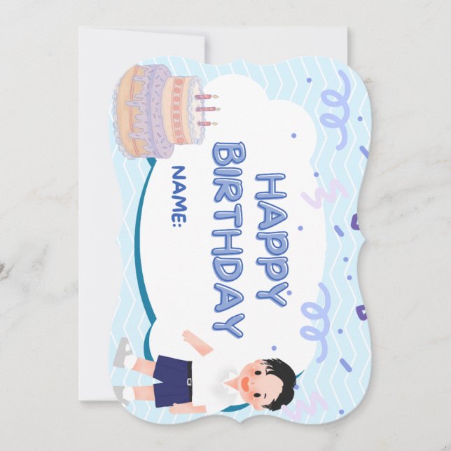 Cartes d'anniversaire pour enfants (Devant)