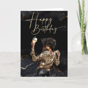 Cartes d'anniversaire pour femme afro-américaine