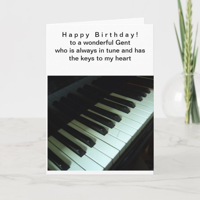 Cartes d'anniversaire pour hommes (Devant)