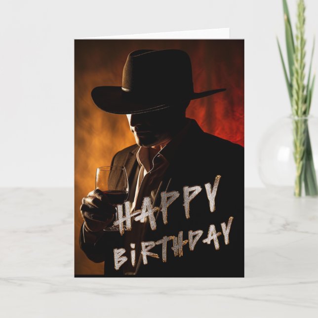 Cartes d'anniversaire pour hommes américains (Devant)