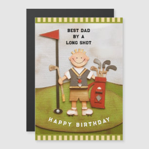 Cartes d'anniversaire pour papa golfeur