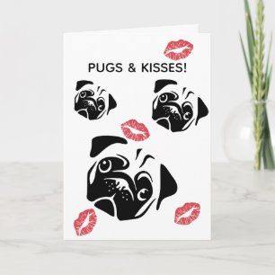 Cartes d'anniversaire Pugs & Kisses