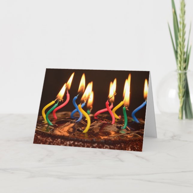 CARTES D'ANNIVERSAIRE SOUHAITÉES (Devant)