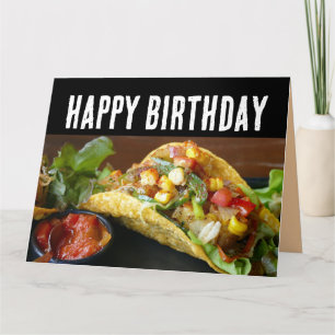 CARTES D'ANNIVERSAIRE TACO FUNNY