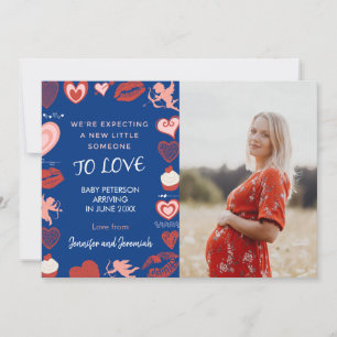 Cartes d'annonce de grossesse pour la Saint-Valent