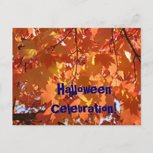 Cartes d'annonce de l'événement Holloween Celebrat (Devant)