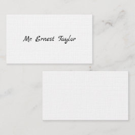 Cartes d'appel victoriennes de Gentleman