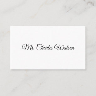 Cartes d'appel victoriennes de Gentleman
