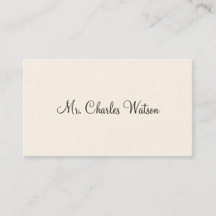 Cartes d'appel victoriennes de Gentleman