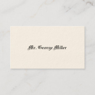 Cartes d'appel victoriennes de Gentleman