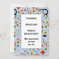 Cartes d'appréciation pour infirmières