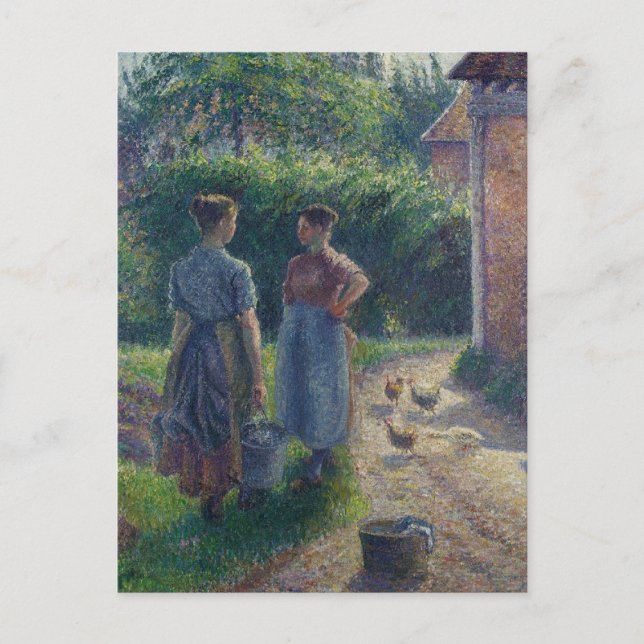 Cartes d'art impressionniste de Camille Pissarro,  (Devant)