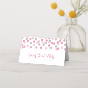 Cartes de Baby shower de Parties scintillant rose 